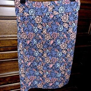 LuLaRoe floral pencil midi skirt